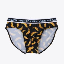 Y-MEN 바나나 블랙 삼각팬티(쿨론메쉬속단)