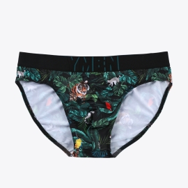 YMEN 쿨론 메쉬 트로피칼 남삼각팬티