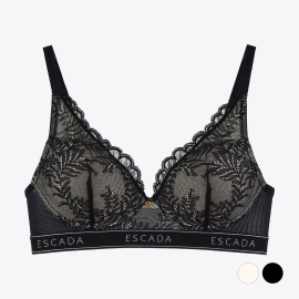 시스루 페미닌 레이스 노와이어 브라